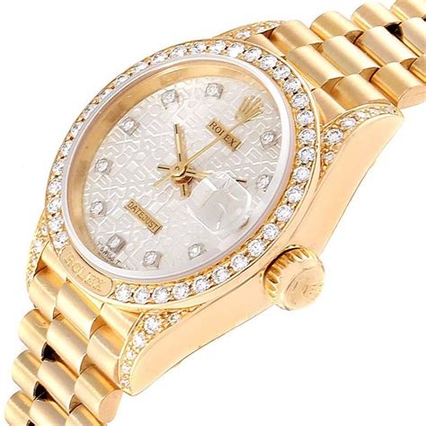 rolex ring goud dames|Rolex women's watch 36mm.